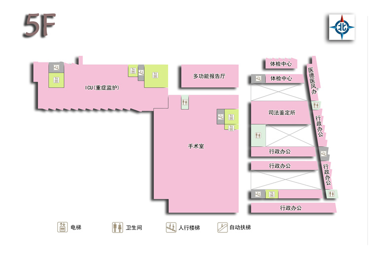 便民服务措施 病区 主体大楼  科室 一病区 裙楼2层 新生儿科 二病区